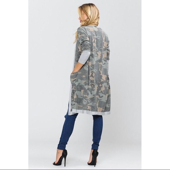 Lightweight Long Sleeve Camo Cardi - Picture 2 of 6